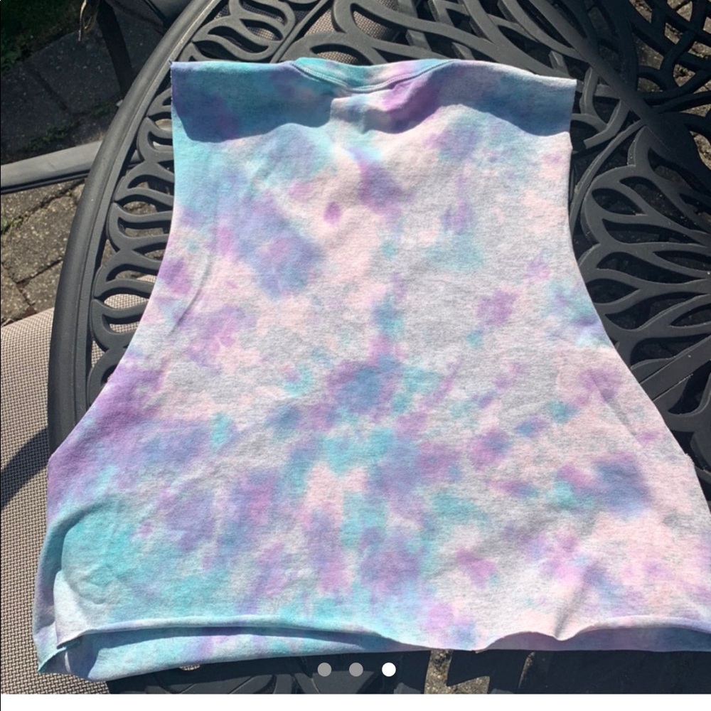 Tie dye tank top size M hand dyed